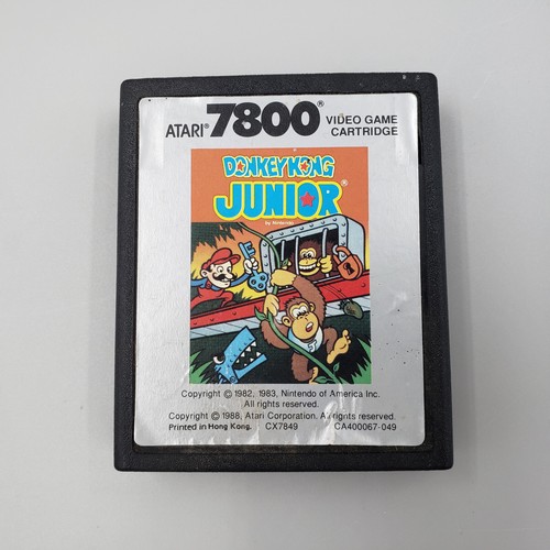Donkey Kong Junior Jr Atari 7800 Cartridge Only By Nintendo