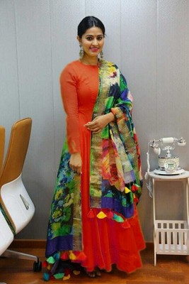 one piece long dress with dupatta