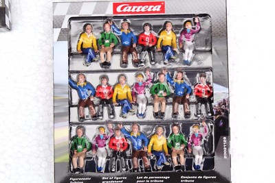 Carrera 21129 20 Spectator / Audience Figure Set 1/24 & 1/32 Slot Car Accessory