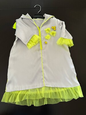 Moroccan Djellaba baby girl traditional dress with tutu CAFTAN hoodie size 2/3t