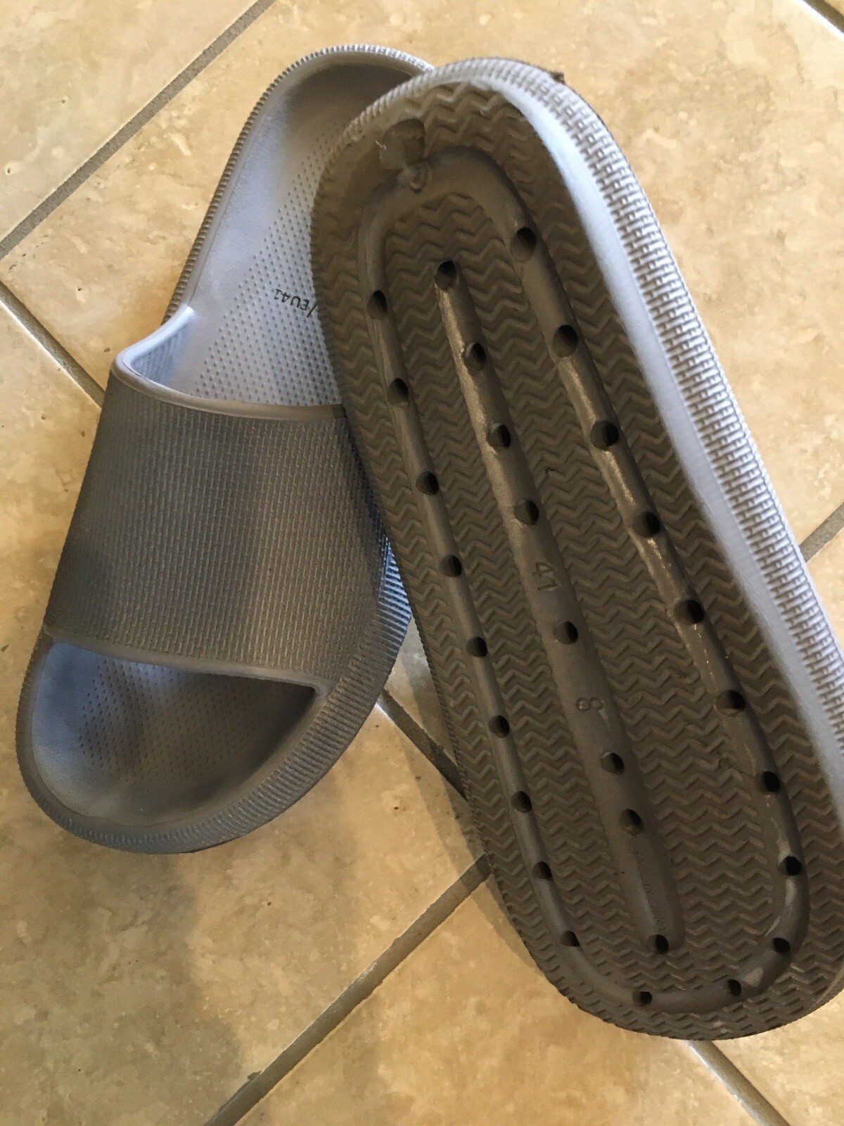 Cushionaire Feather Recovery Mens Unisex Comfort Slide Sandals 8 Eu 41