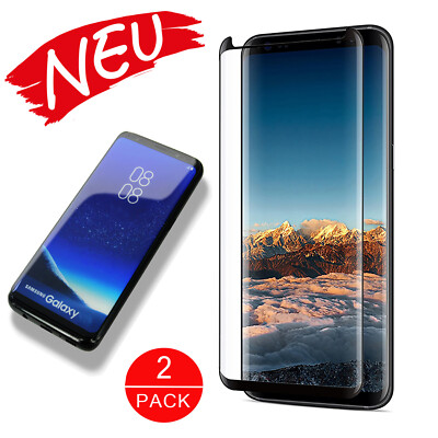 2 x Plus Tempered Glass Schutzglas Panzerfolie für Samsung Galaxy S8 S9 