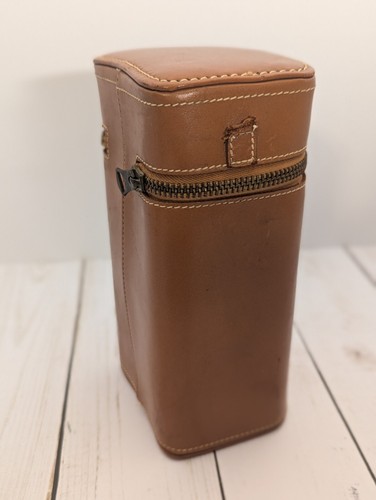 Vintage Travel Bar Ledertasche 2 Flaschen mit Jiggers Scotty Dog - Bild 9 von 14
