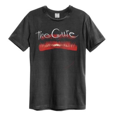  T-Shirt Amplified The Cure Lips klassisches Herren-T-Shirt anthrazit The Cure Lips