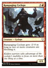Rampaging Cyclops Dominaria MTG - NM+ Mythic Relics