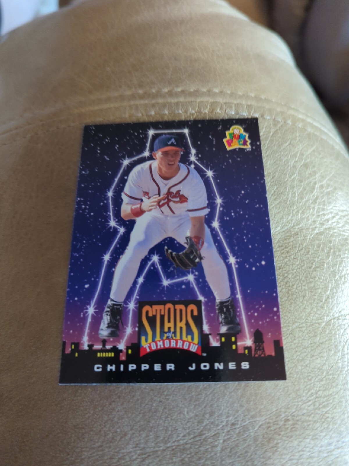 Chipper Jones 1994 Upper Deck Fun Pack Stars Of Tomorrow RC #5 Atlanta Braves 🔥