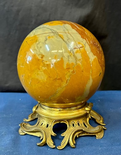 Jasper Sphere with Stand - Picture 2 of 9