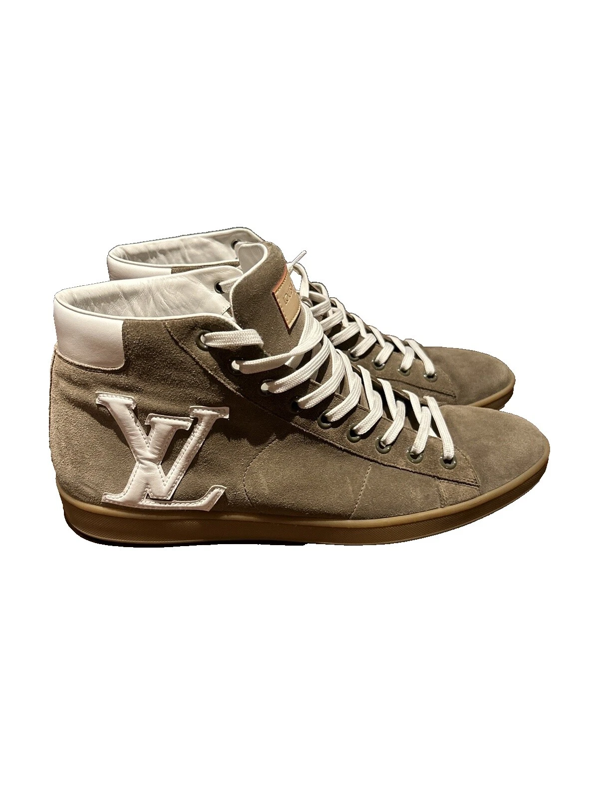 Zapatos de gamuza marrón Louis Vuitton casual para hombres