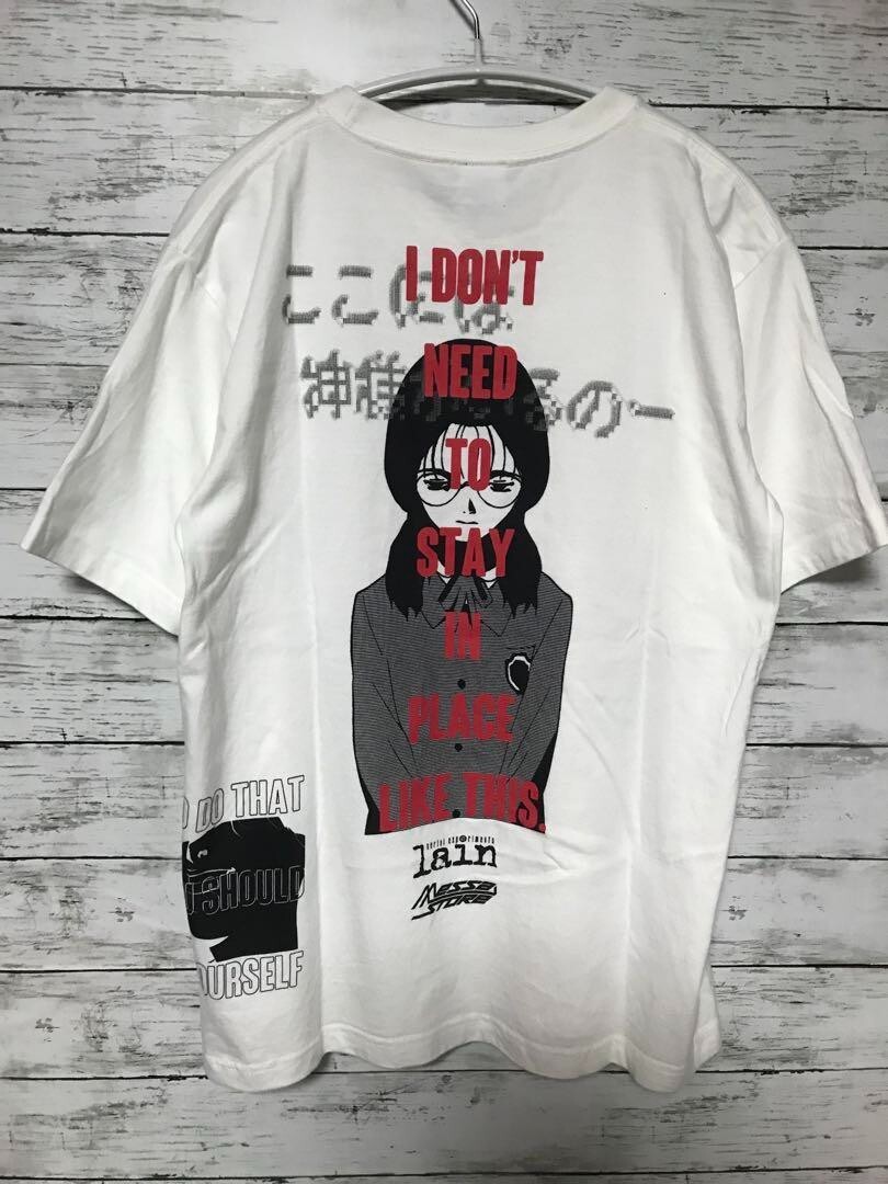 【希少】Lain Messa ロンT白　Mサイズ serial experiments lain × messa store Official T-shirt M