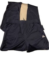 ADIDAS 3 Stripe blue White pants Youth XL 16 Athletic Warm Up track Run sport