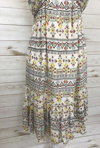 🔥Jessica Simpson Straps Kisha Sundress Aztec Deco Dress Women's Size S🔥 - Picture 6 of 7