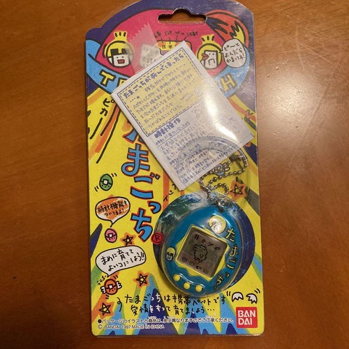 Bandai Original TAMAGOTCHI Blue 1996 Numbers China Ver Japan Import Complete - 第 1/3 張圖片