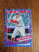 2023 Donruss Baseball Base Independence Day #181 Ryan Zimmerman