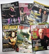 Vintage Lot Of 6 Modern Drummer Magazines 1981-1997 MD Read Desc. FREE SHIPPING