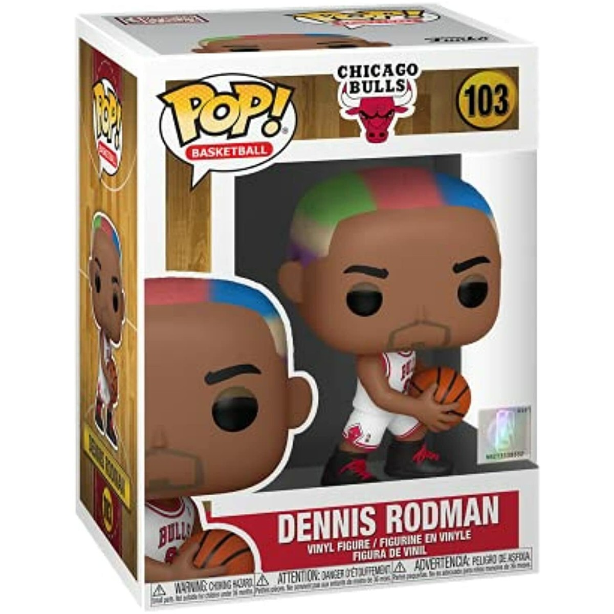 スポーツ Funko Pop Dennis Rodman Autographed Dennis Rodman Autographed Auto Signed Funko Pop JSA NBA All