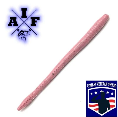 ALL IN FISHING LURES 30ct Stinky Pinky 4'' Finesse Trick Treat stick worm trick worm drop shot