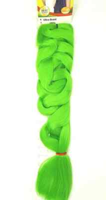 3er Pack XPRESSION ULTRA BRAID - BRADING HAARVERLÄNGERUNG - 82'' Farbe Grün