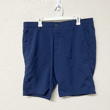 Under Armour UA Match Play Heat Gear Stretch Shorts Men's Blue Size 38