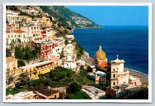 Postcard Italy Positano Cliffside Scene 43E