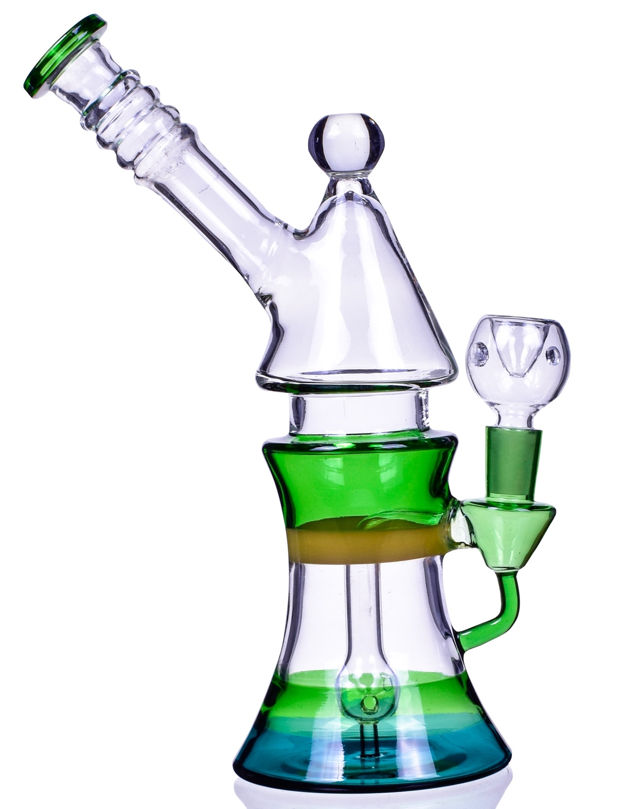 10" Inch Bottle cappuccino Bong Percolator COOL Glass Water Pipe *USA*