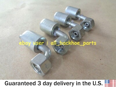 JCB BACKHOE - 1/4'' BSP FEMALE ELBOW END FITTING WITH O RING, PACK OF 4 PCS