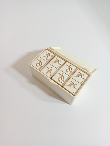 Dominoes with Olympic Sports Symbols Vintage Soviet Domino Rare Collectible - Picture 10 of 18