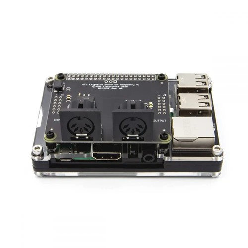 Zynthian MIDI Board for Music Project Pi A+/B+/2/3/3B+/4B DIN5 IR GPIO RPIMIDIE - Picture 7 of 13