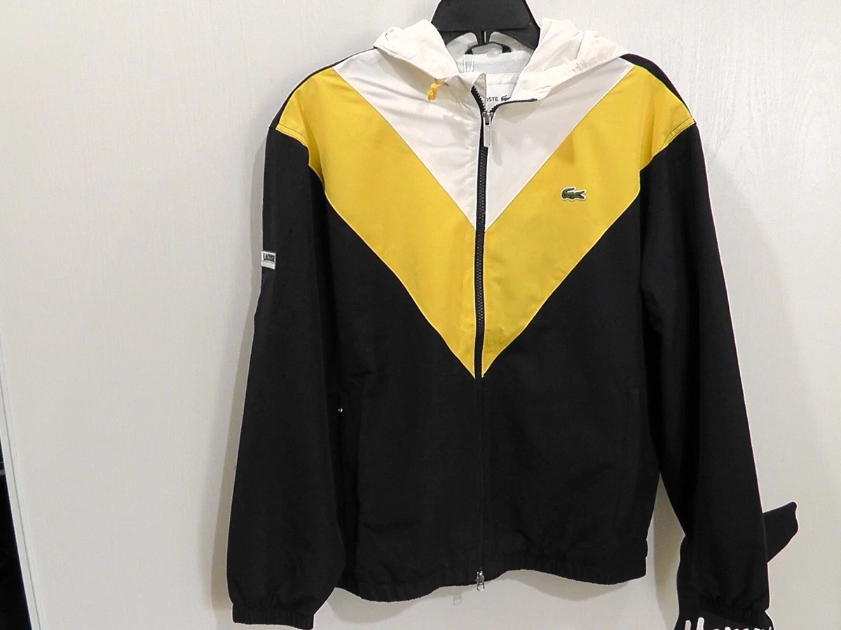 Lacoste black clearance windbreaker