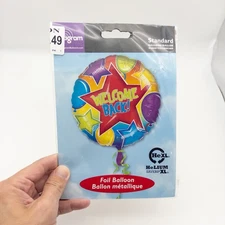 Welcome Back! 17 inch Balloon Foil Helium Amscan Anagram