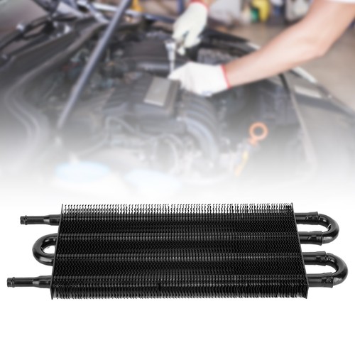 Oil Cooler 4Rows Aluminum Universal Engine Oil Cooling Black Pratical For Cool - Picture 9 of 12