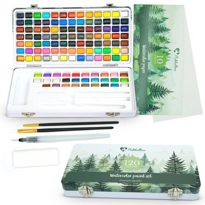 Mikkelhus Aquarellfarben Set, lebendige Farben in einer schönen Geschenkbox. Mit