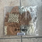 Bonnet tricot Supreme Block marron neuf à la main