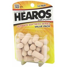 Hearos Ear Plugs Ultimate Softness Series 14 Pairs Noise Reduction