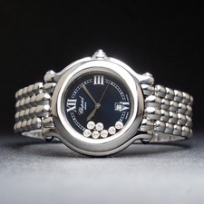 Stunning Chopard 8236 Happy Sport Stainless Steel & Diamond Lady's Watch w/Box 5