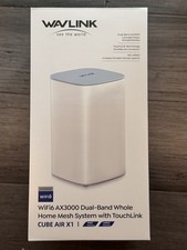 WAVLINK WiFi 6 Mesh Router AX3000 Wireless Extender Touchlink up to 2500 Sq.Ft