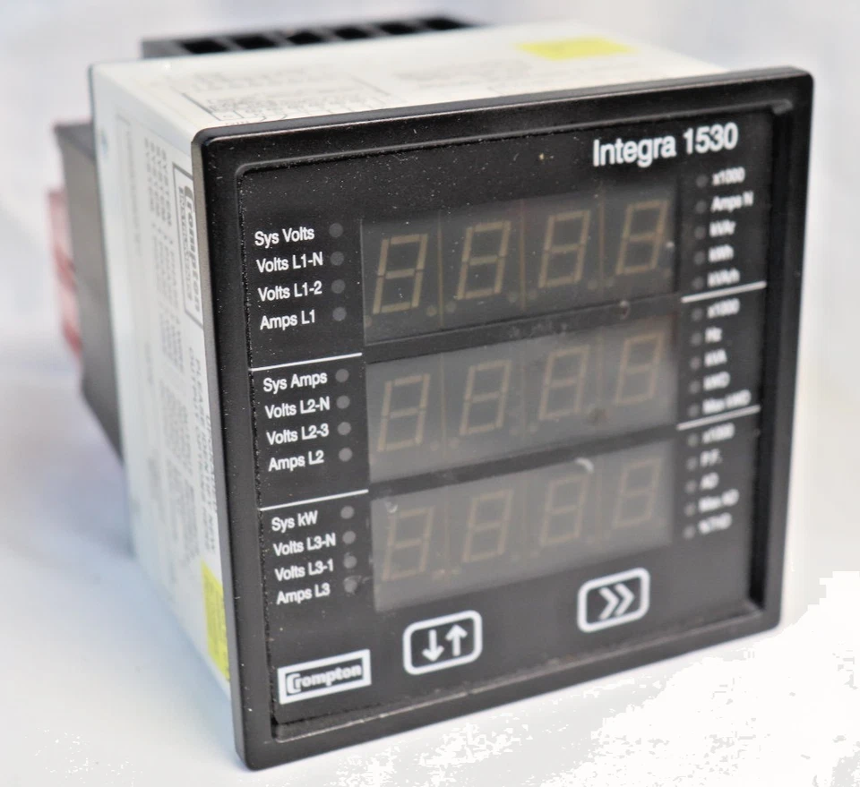INT-1533-L-5-L-011=1 Crompton Integra 1530 Digital Metering System CZ5182-000 - Image 4 of 4