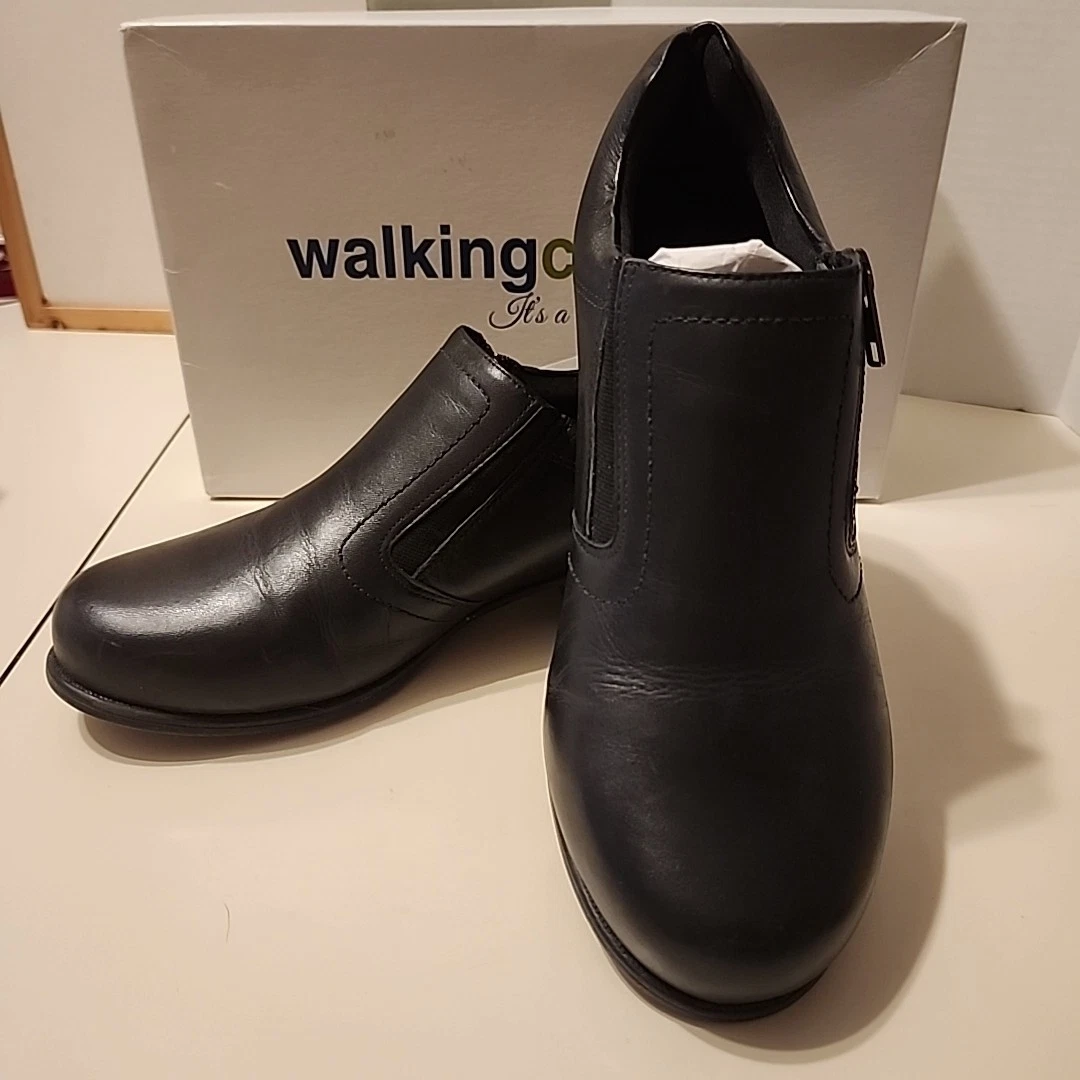 WALKING CRADLES Womens Shoes Layton Black Nappa US 9.5M