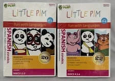 Little Pim Spanish Espanol Vol I &II (Volumes 1-2) Discs 1-6 Brand New Sealed
