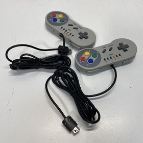 Lot of 5 Assorted Third Party NES & SNES Controllers READ DESCRIPTION 