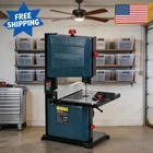 Band Saw, 0-45 Tilting Range, 3A & 1800RPM Pure Copper Motor Bandsaw, Benc 8 in