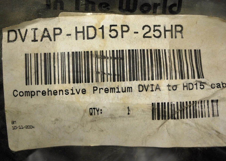 Comprehensive DVIAP-HD15P-25HR Premium DVIA to HD15 Cable 25FT - NEW - Image 2 of 3