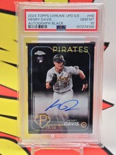 2024 Topps Chrome Update S/E #USA-HD Henry Davis Autograph Black PSA 10 #/10