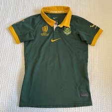 Youth Kids Green Nike South Africa Rugby World Cup Jersey France 2023 Size Small