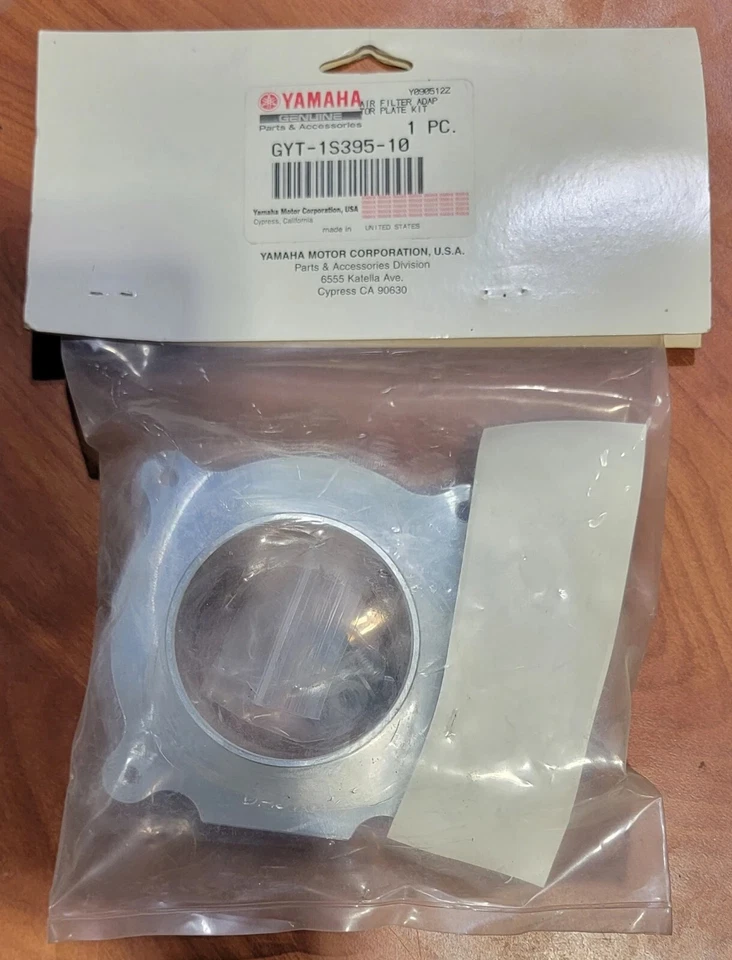 GYTR Billet Air Filter Adaptor Plate Yamaha Raptor 700 YFM700R OEM 2006 - 2024 Foto 2 de 3