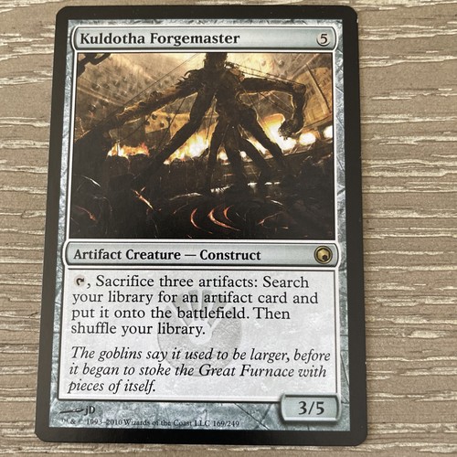 Kuldotha Forgemaster Scars of Mirrodin SOM Rare Artifact Tutor MTG NM Free Ship