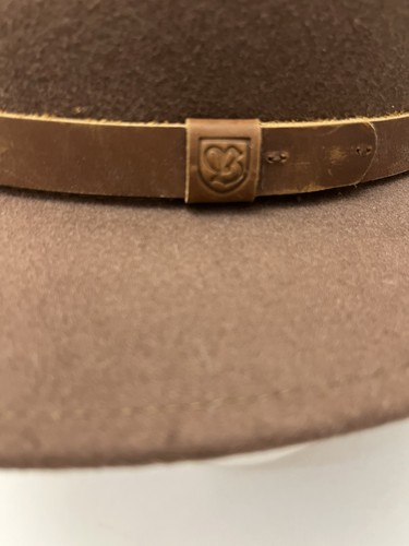 Brixton Herren Fedora Hut 100% Wollfilz 7 1/4 Medium Unisex - Bild 3 von 17