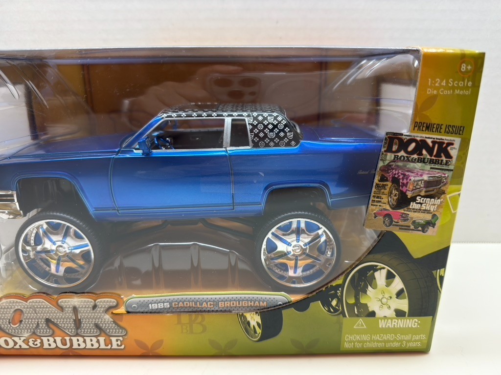 JADA DONK BOX & BUBBLE 1985 CADILLAC BROUGHAM 1:24 BLUE | eBay