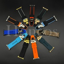 38 40 41 42 44 45 46 49 MM Rubber Band For Apple Watch Series 10 9 8 7 6 5 4 3 2