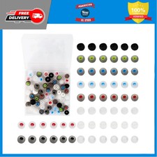 60Pack Earbuds Replacement Tips Silicone, 10 Colors 3 Sizes S/M/L