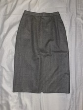 Vintage Harve Benard wool pencil skirt Gray XS/S Size 2/4 Fully Lined Business